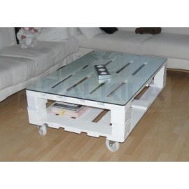 Mesa de pallet tipo chillout