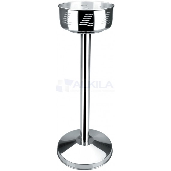 Pie porta cubos oval inox